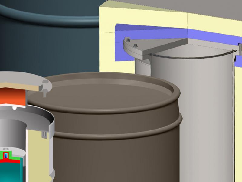 Image of barrel containers