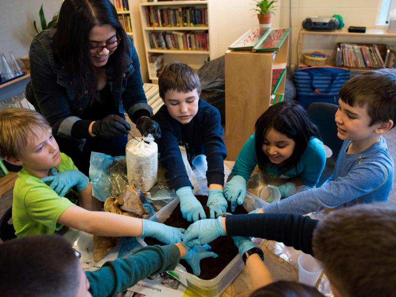 Scientists-Visit-Sagebrush-Montessori-School-for-Soil-Science-Lesson